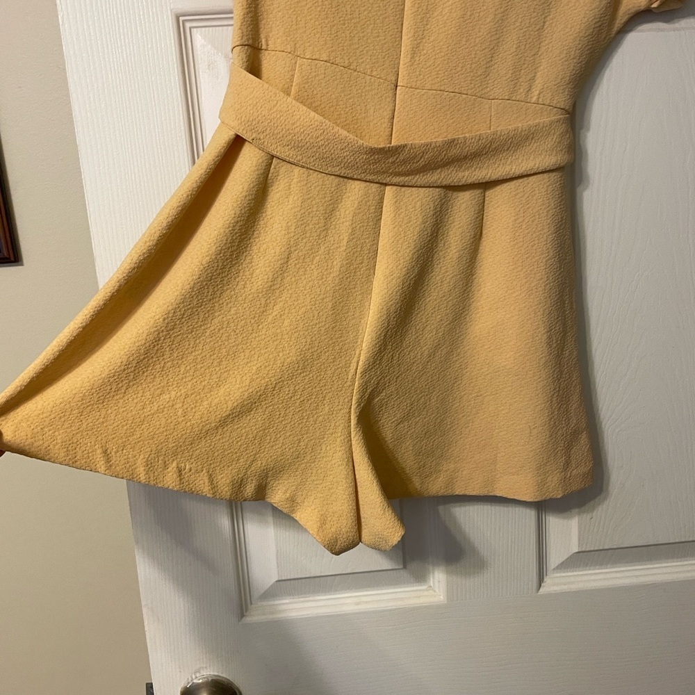 Lush yellow Textured Romper (adorable!) - Picture 7 of 7